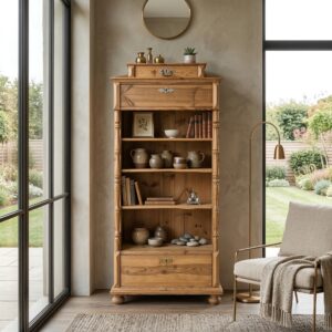 Bookcase Gründerzeit 1880 Pine