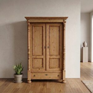 Wardrobe Gründerzeit 1880 Pine