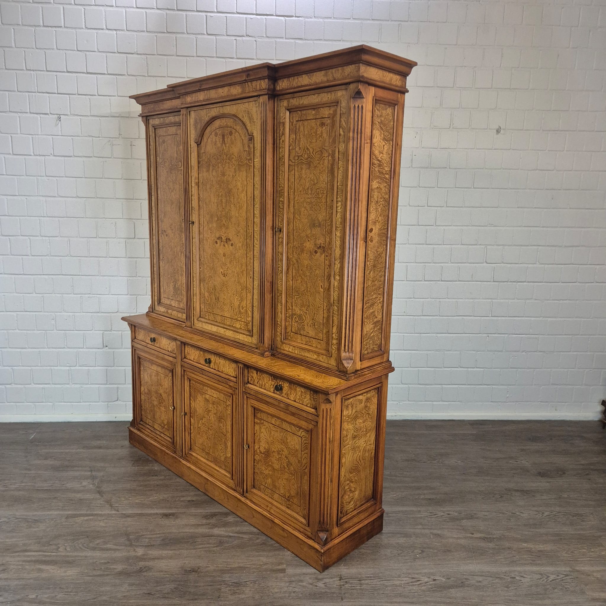 Office Cabinet Neo-baroque Ash Wood 1,77 m - Image 4