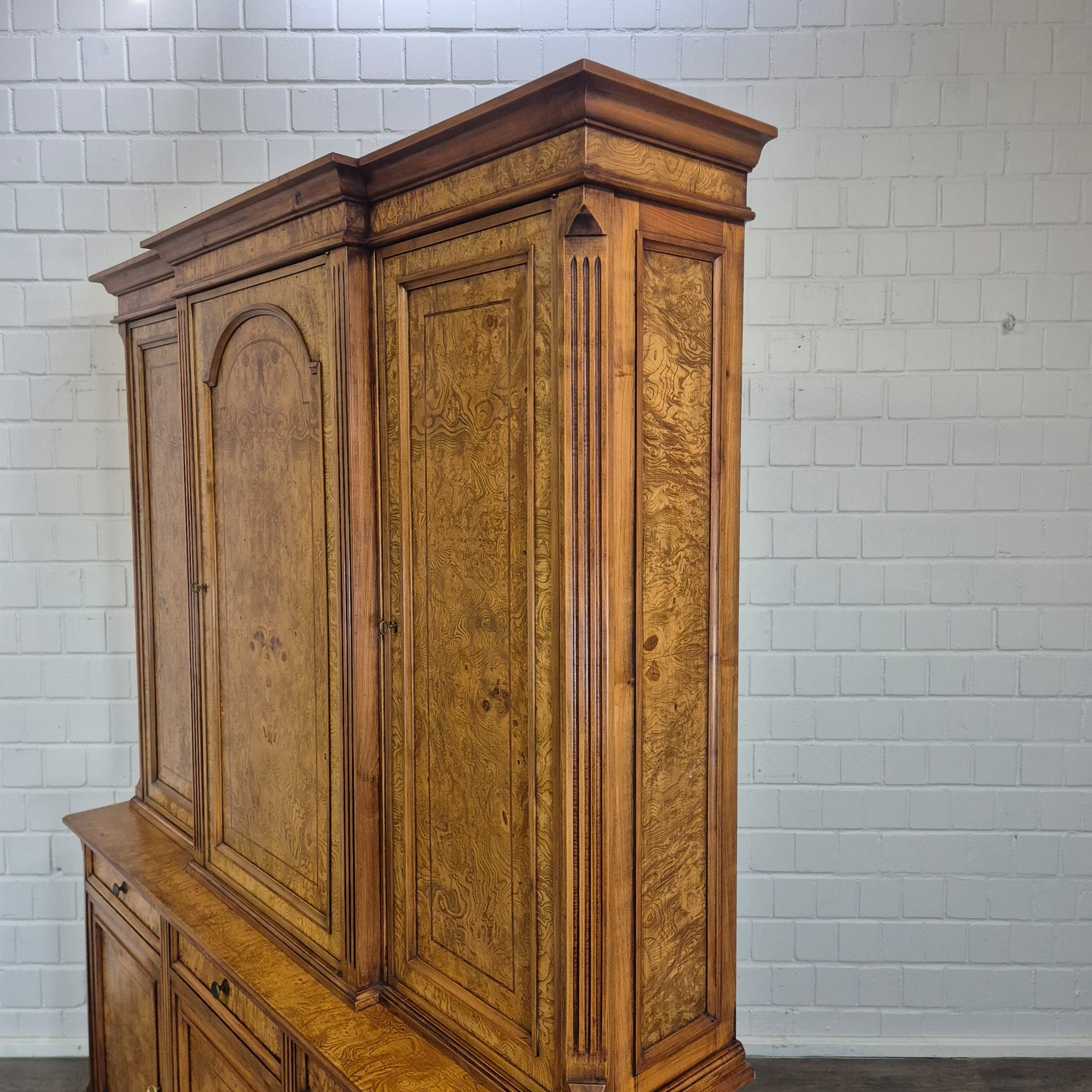 Office Cabinet Neo-baroque Ash Wood 1,77 m - Image 5