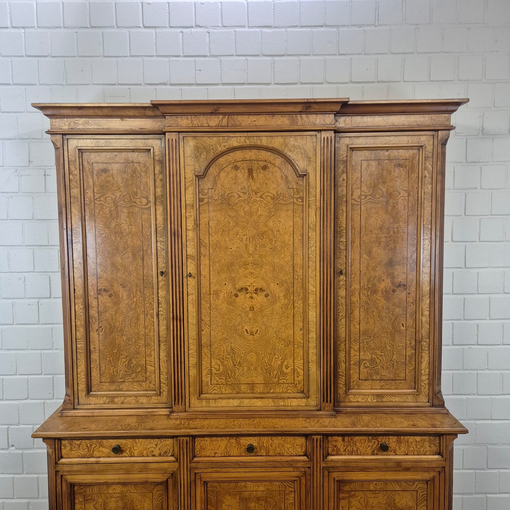 Office Cabinet Neo-baroque Ash Wood 1,77 m - Image 12