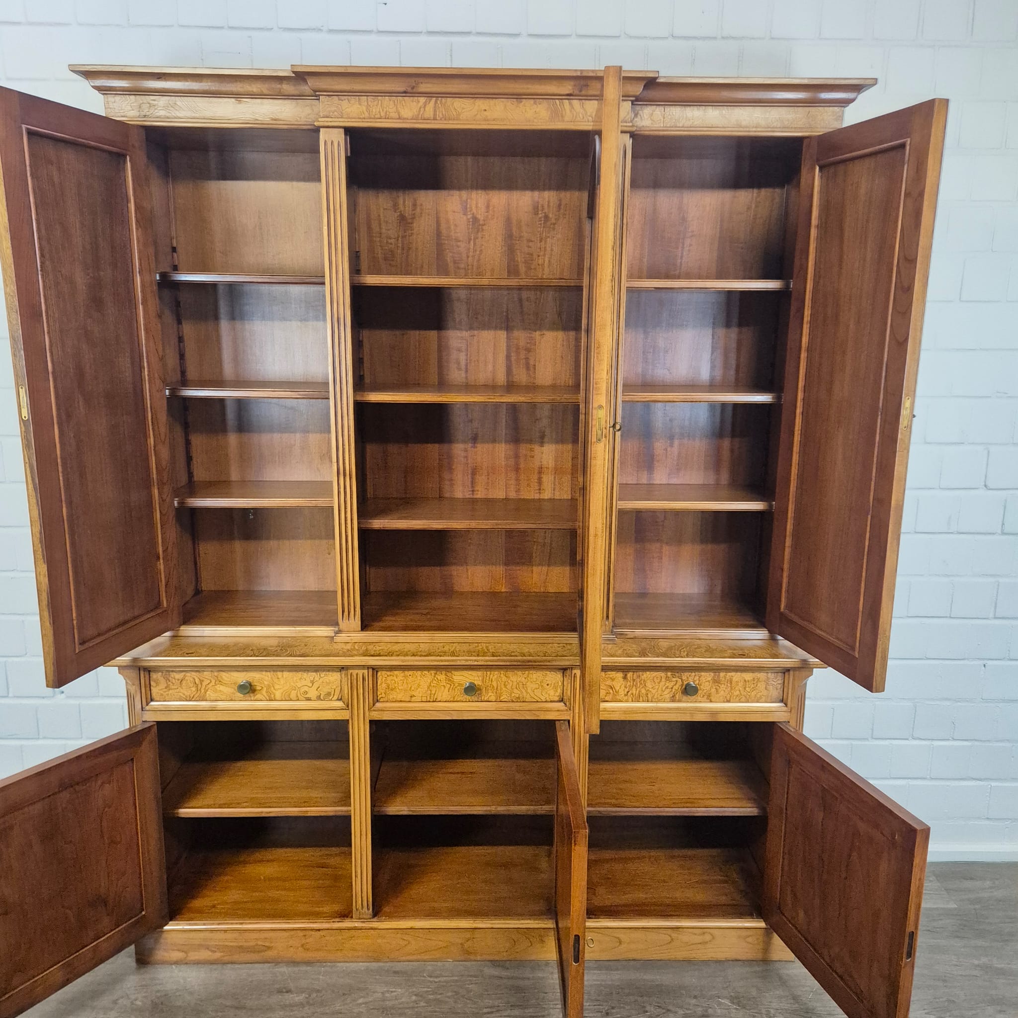 Office Cabinet Neo-baroque Ash Wood 1,77 m - Image 15