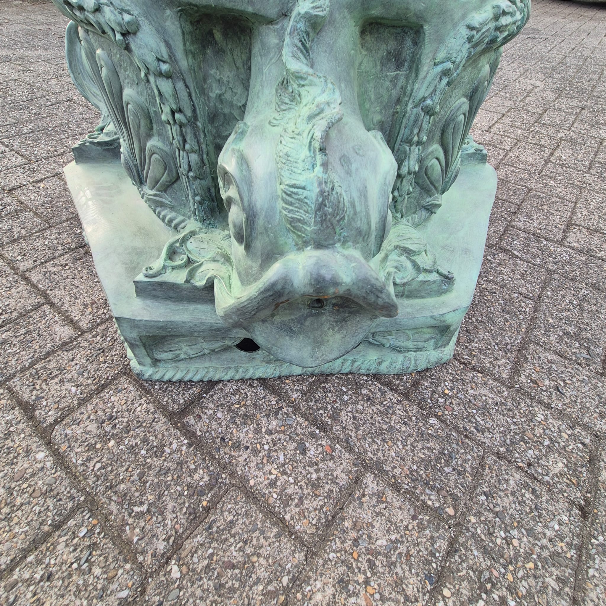 Fountain, water spout, water feature, bronze, 2.80 m - Image 21