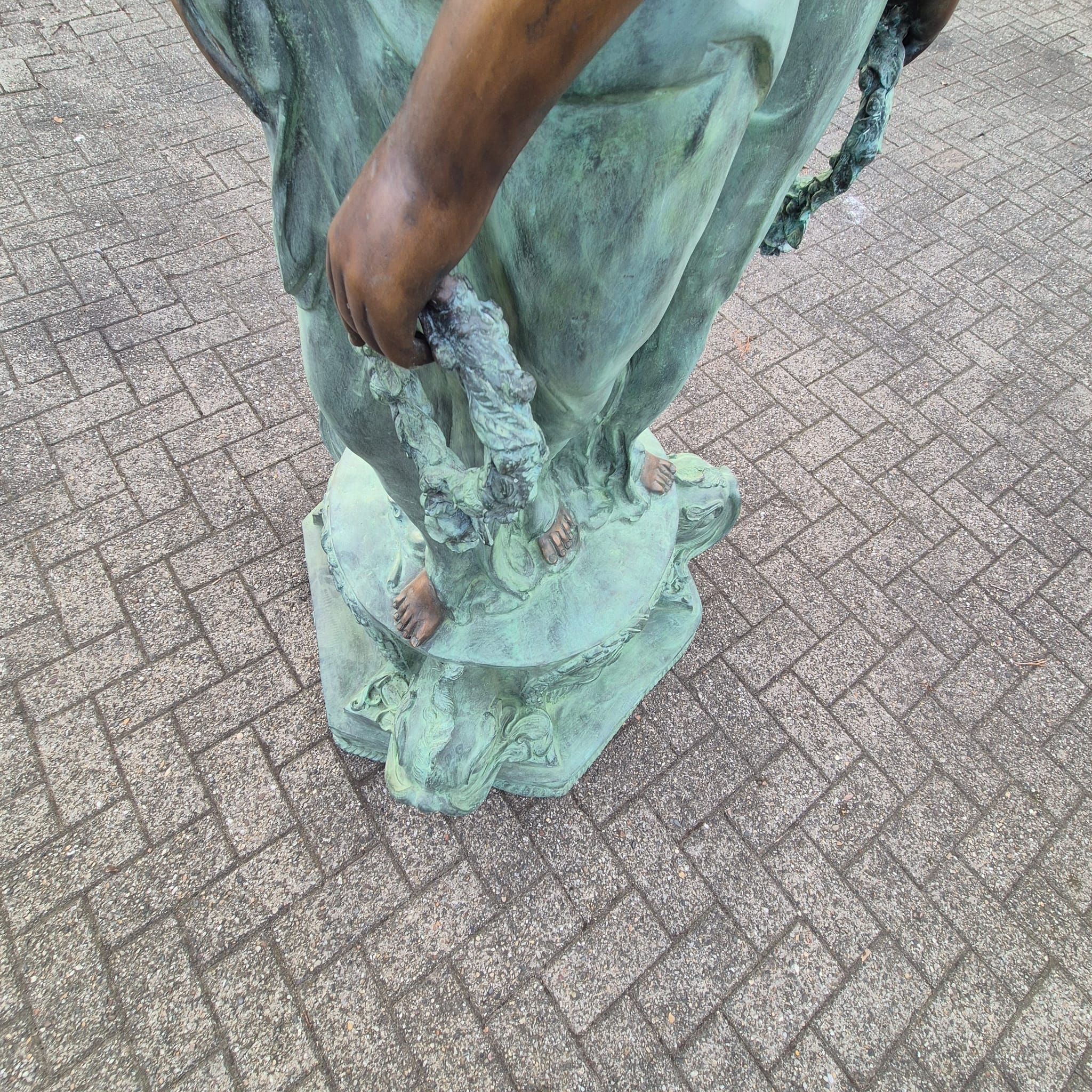 Fountain, water spout, water feature, bronze, 2.80 m - Image 19