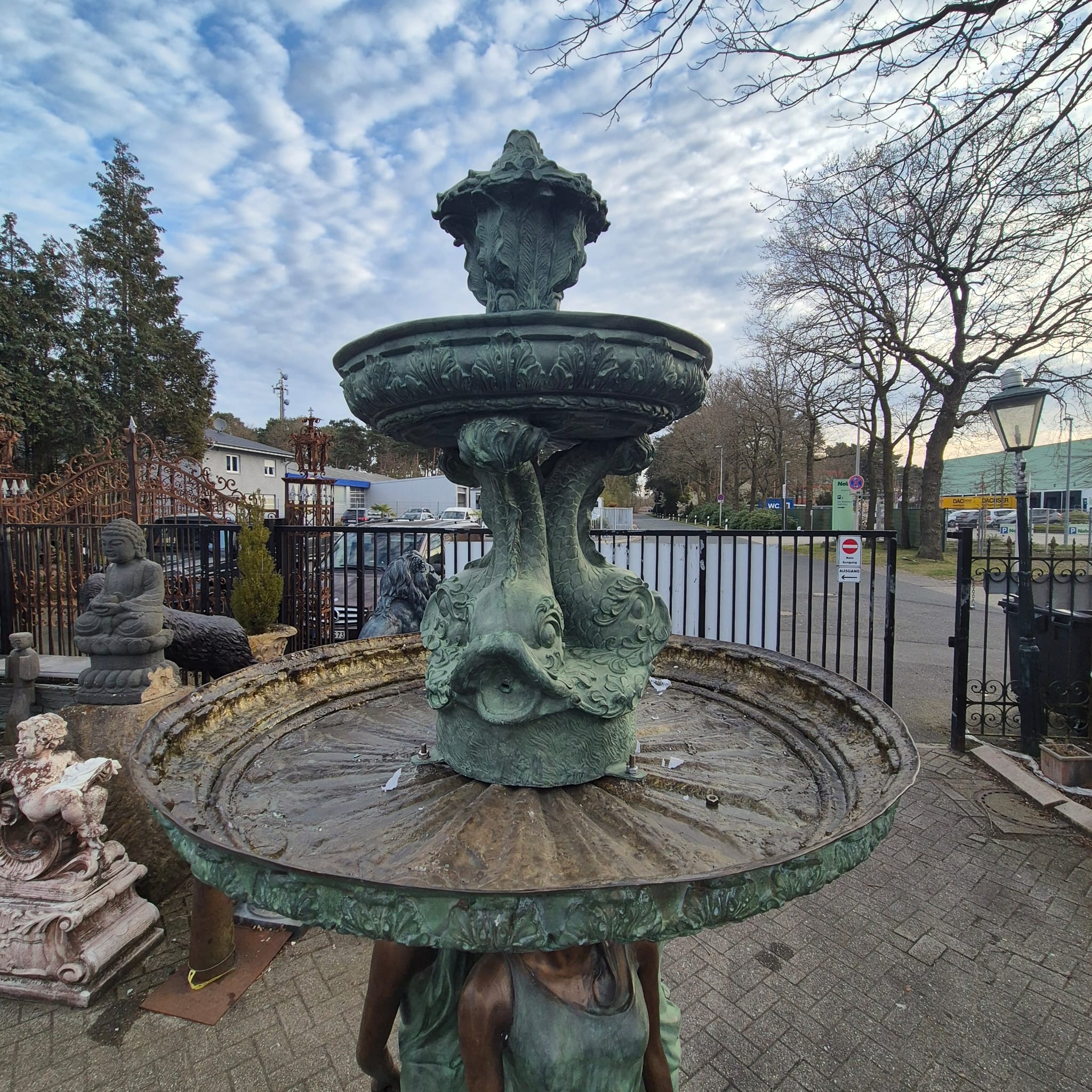 Fountain, water spout, water feature, bronze, 2.80 m - Image 13