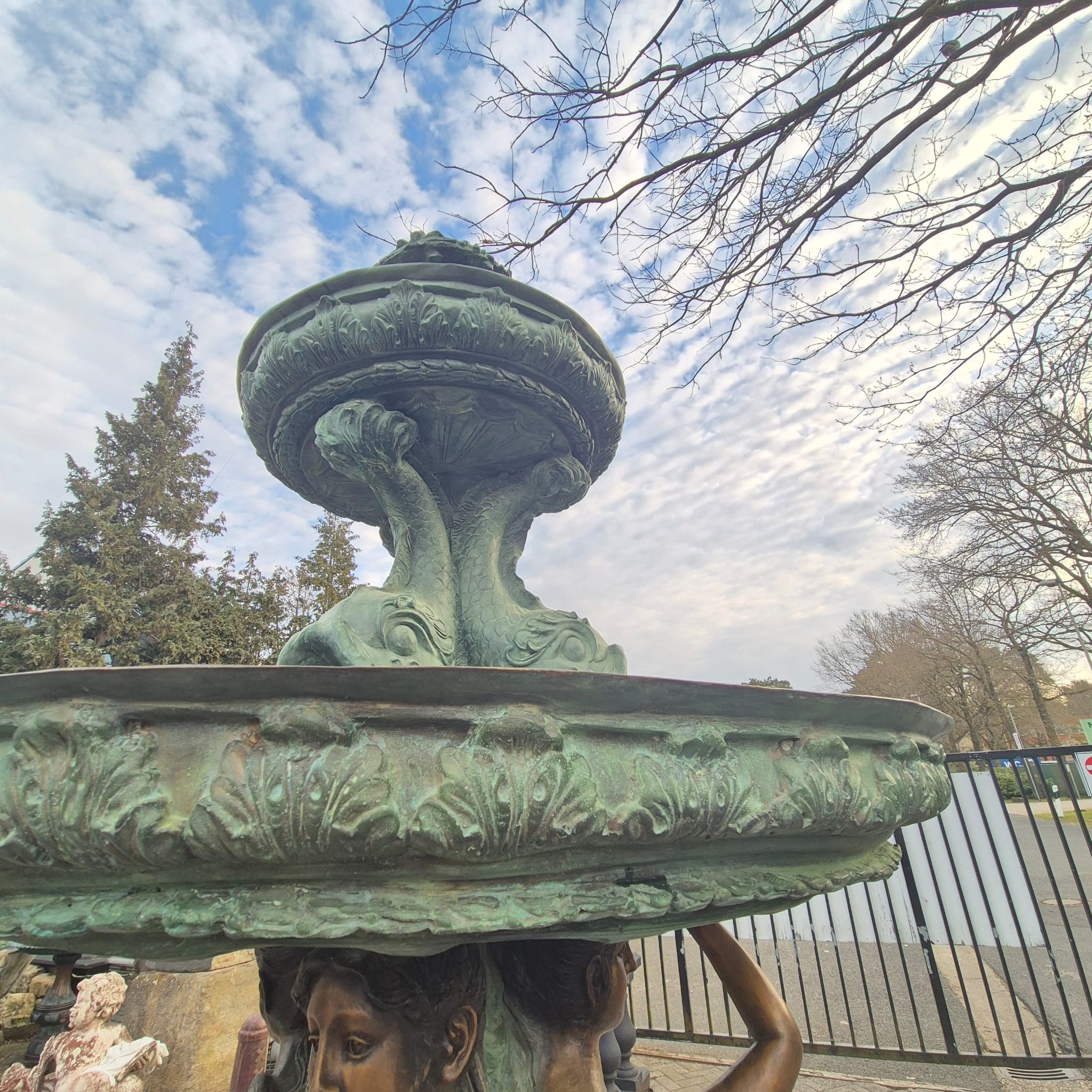 Fountain, water spout, water feature, bronze, 2.80 m - Image 8