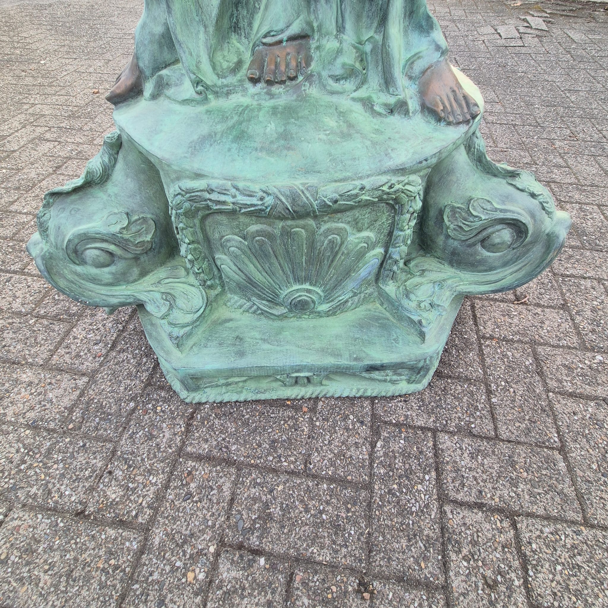 Fountain, water spout, water feature, bronze, 2.80 m - Image 20