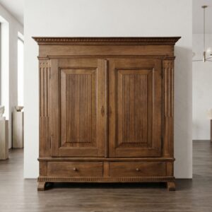 Wardrobe Classicism/Biedermeier 1820 Oak