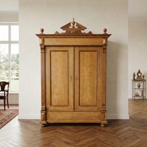 Wardrobe Gründerzeit 1880 Oak