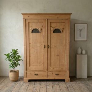 Wardrobe Jugendstil 1900 Pine