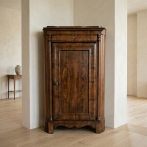 Corner Cabinet Biedermeier 1850 Mahogany