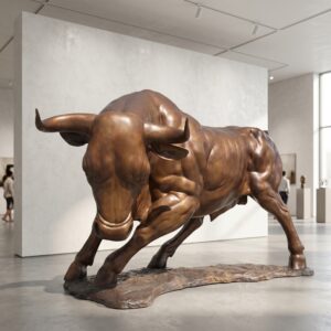 Bull „Wall Street“ Bronze 2,00 m