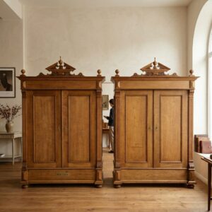 Set Wardrobes Gründerzeit 1880 Oak
