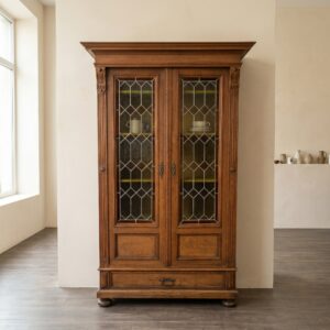 Display Cabinet Gründerzeit 1880 Oak