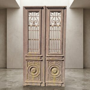 Door Front Door House Door Jugendstil 1900 Solid Wood