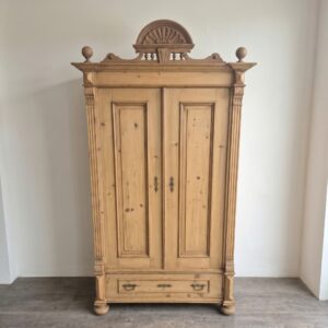 Wardrobe Gründerzeit 1880 Pine