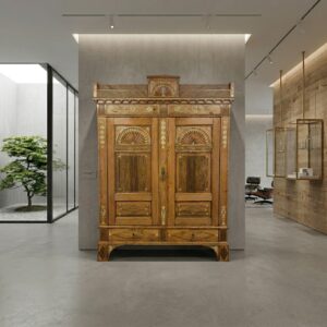 Wardrobe Empire 1810 Pine