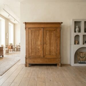 Wardrobe Biedermeier 1860 Oak