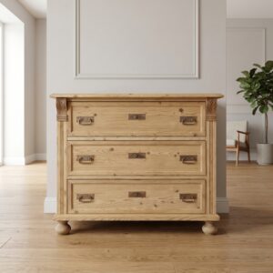 Chest of Drawers Jugendstil 1900 Pine
