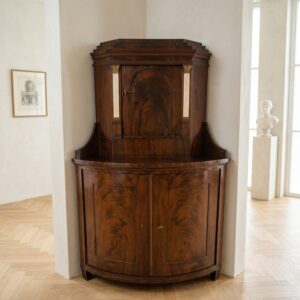 Corner Cabinet Biedermeier 1840 Mahogany