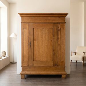 Wardrobe Biedermeier 1850 Oak