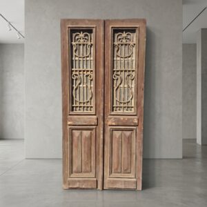 Door House Door Front Door Jugendstil  1900 Solid Wood