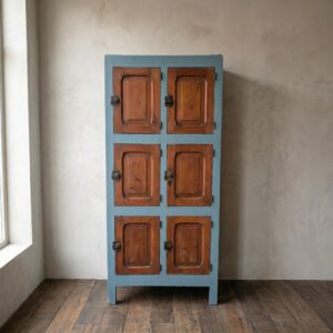 Cupboard Linen cupboard Monastery cupboard Gründerzeit 1880 Pine