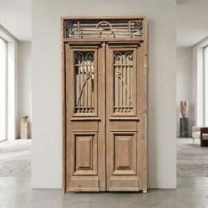 Door Front Door House Door Jugendstil 1900 Solid Wood