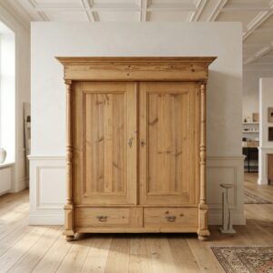 Wardrobe Gründerzeit 1880 Pine
