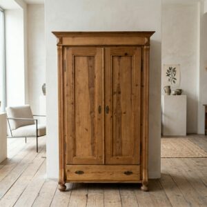 Wardrobe Gründerzeit 1880 Pine