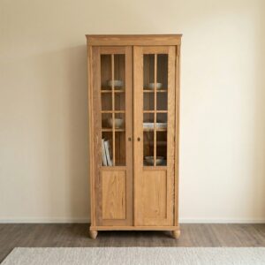 Display Cabinet Jugendstil 1900 Pine