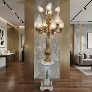 Floor Lamps Brass Marble 2.10 m
