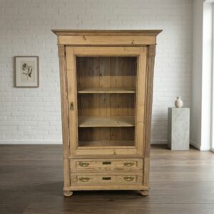 Display Cabinet Jugendstil 1900 Pine
