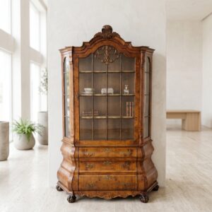 Display Cabinet Neo-baroque Walnut 1,40 m