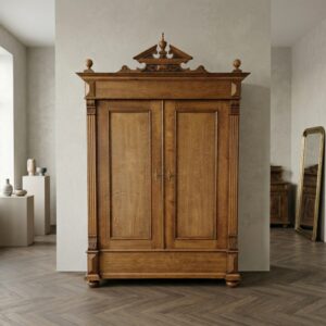 Wardrobe Gründerzeit 1880 Oak