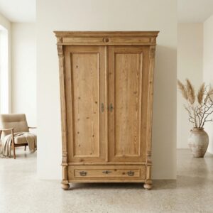 Wardrobe Gründerzeit 1880 Pine