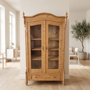 Display Cabinet Louis Philippe 1870 Pine