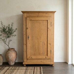 Wardrobe Biedermeier 1850 Pine