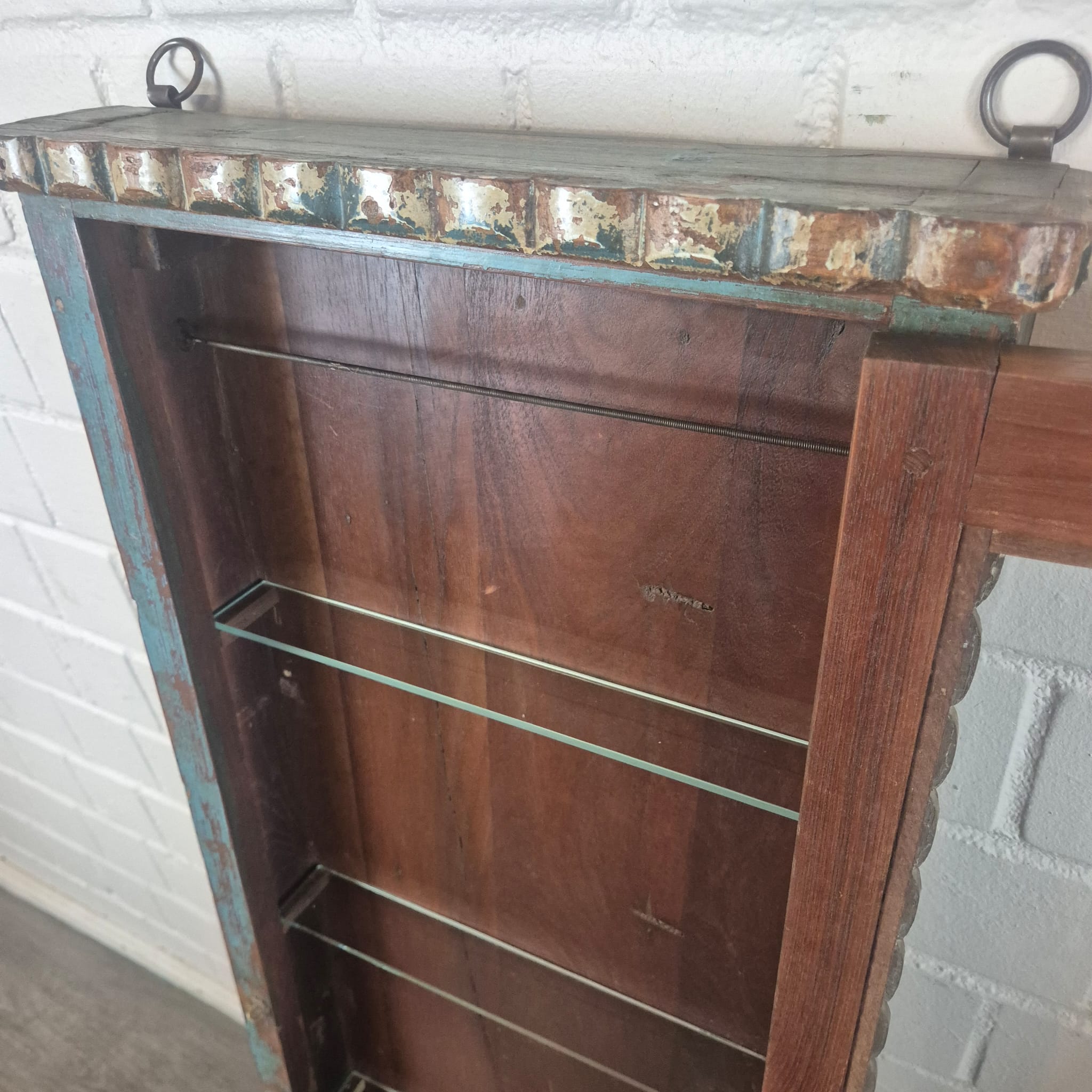 Set of Antique Display Cabinets 1880 Teak - Image 21
