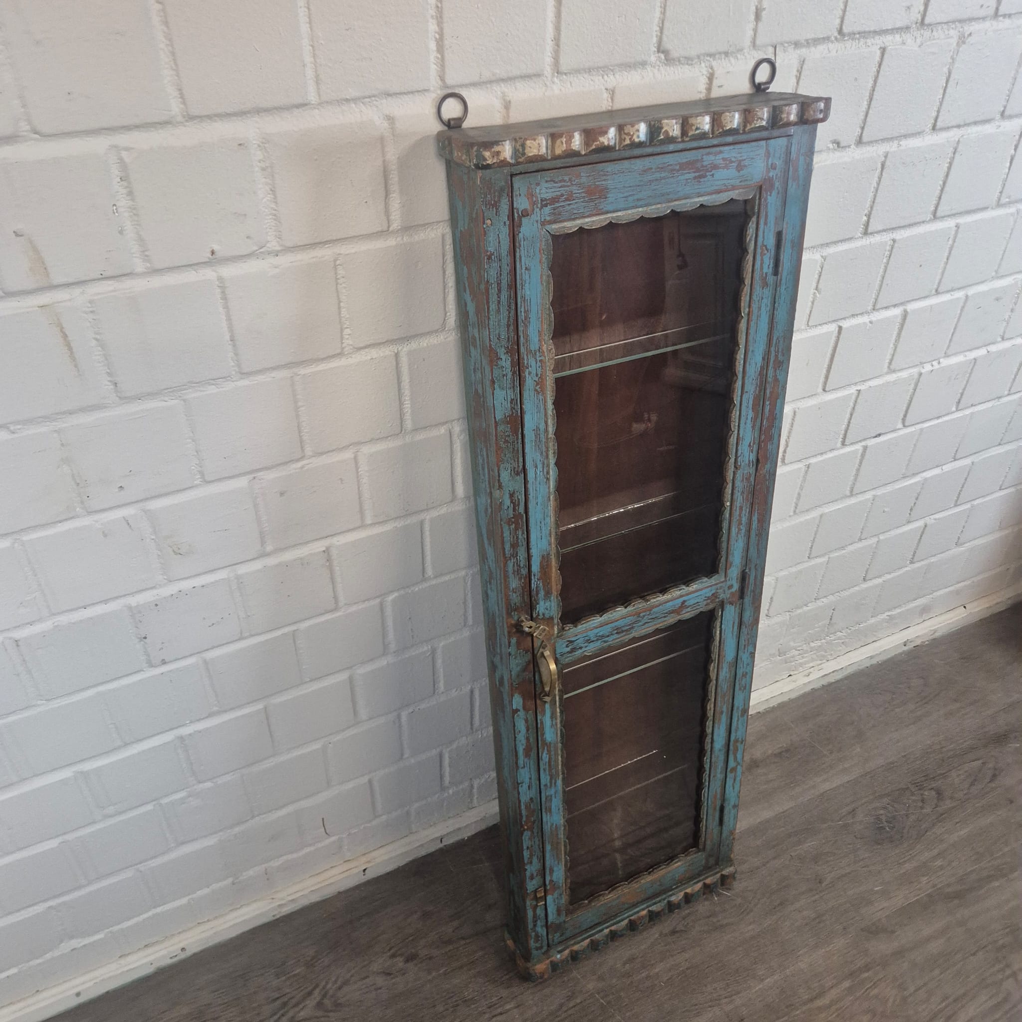 Set of Antique Display Cabinets 1880 Teak - Image 12