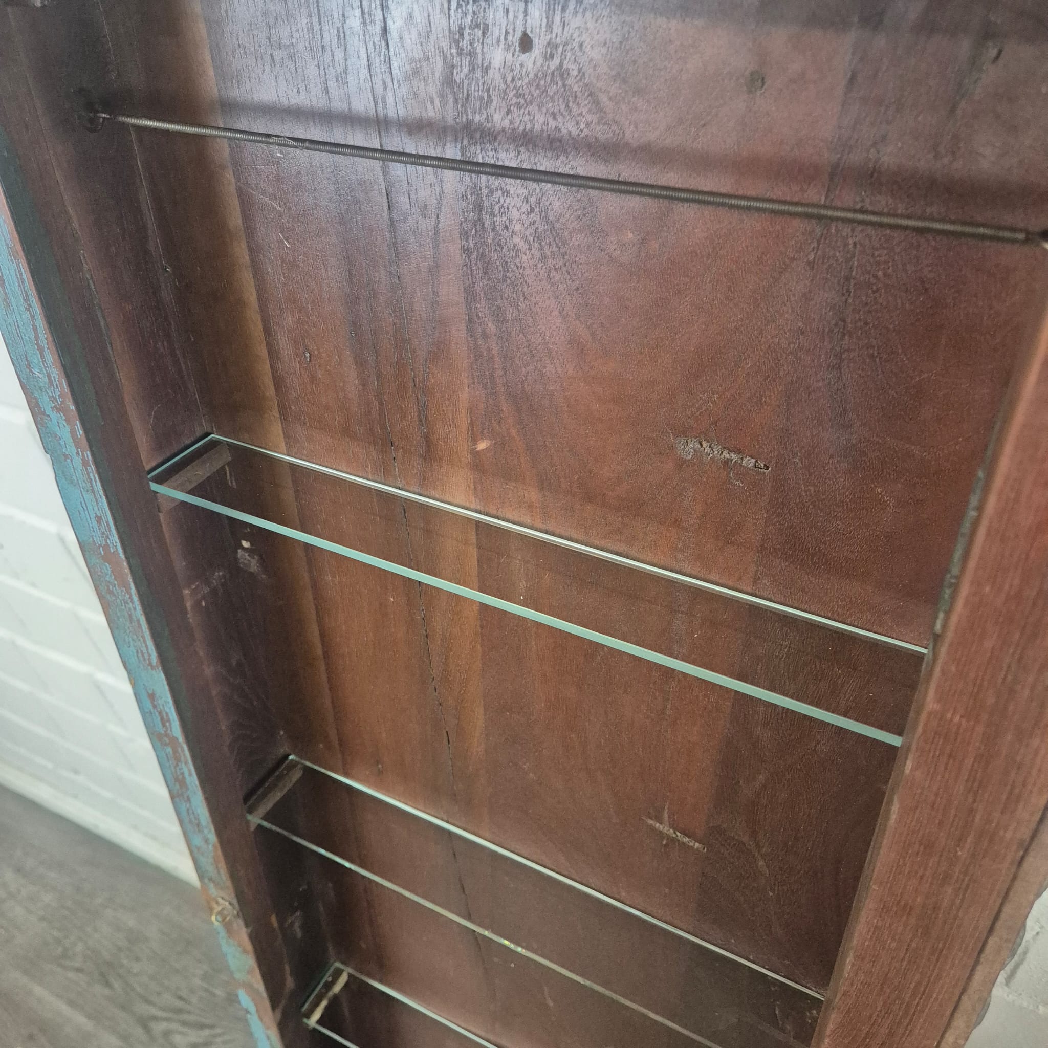 Set of Antique Display Cabinets 1880 Teak - Image 23