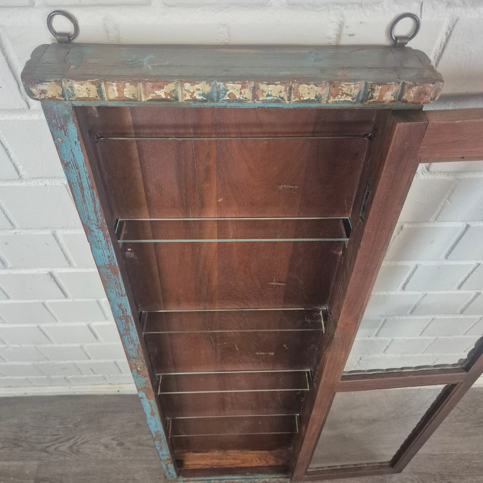 Set of Antique Display Cabinets 1880 Teak - Image 20