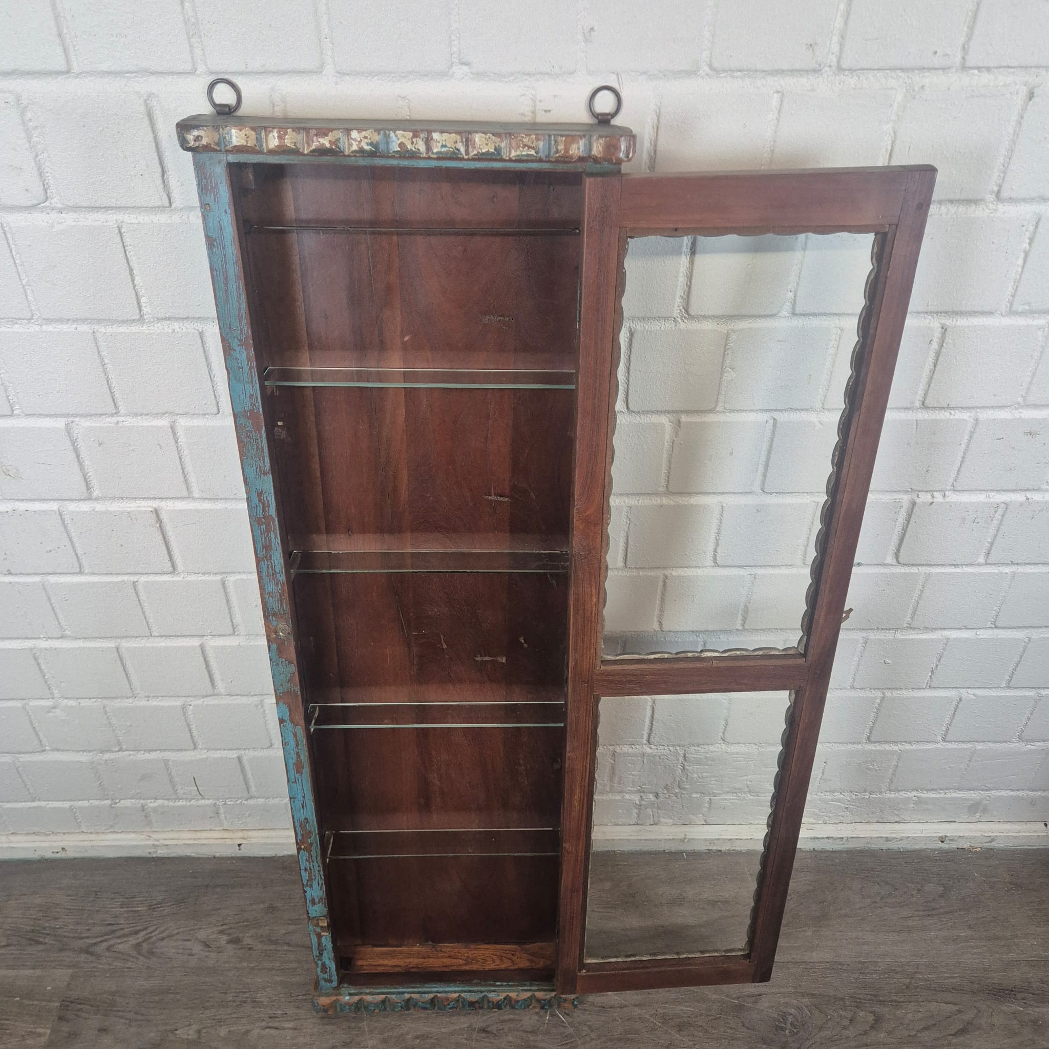 Set of Antique Display Cabinets 1880 Teak - Image 18