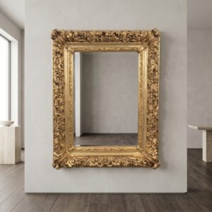 Gold Baroque Style Mirror 0.78 m x 0.98 m