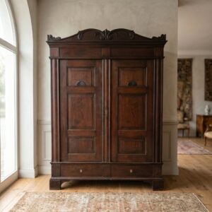 Historicism Wardrobe 1880 Oak