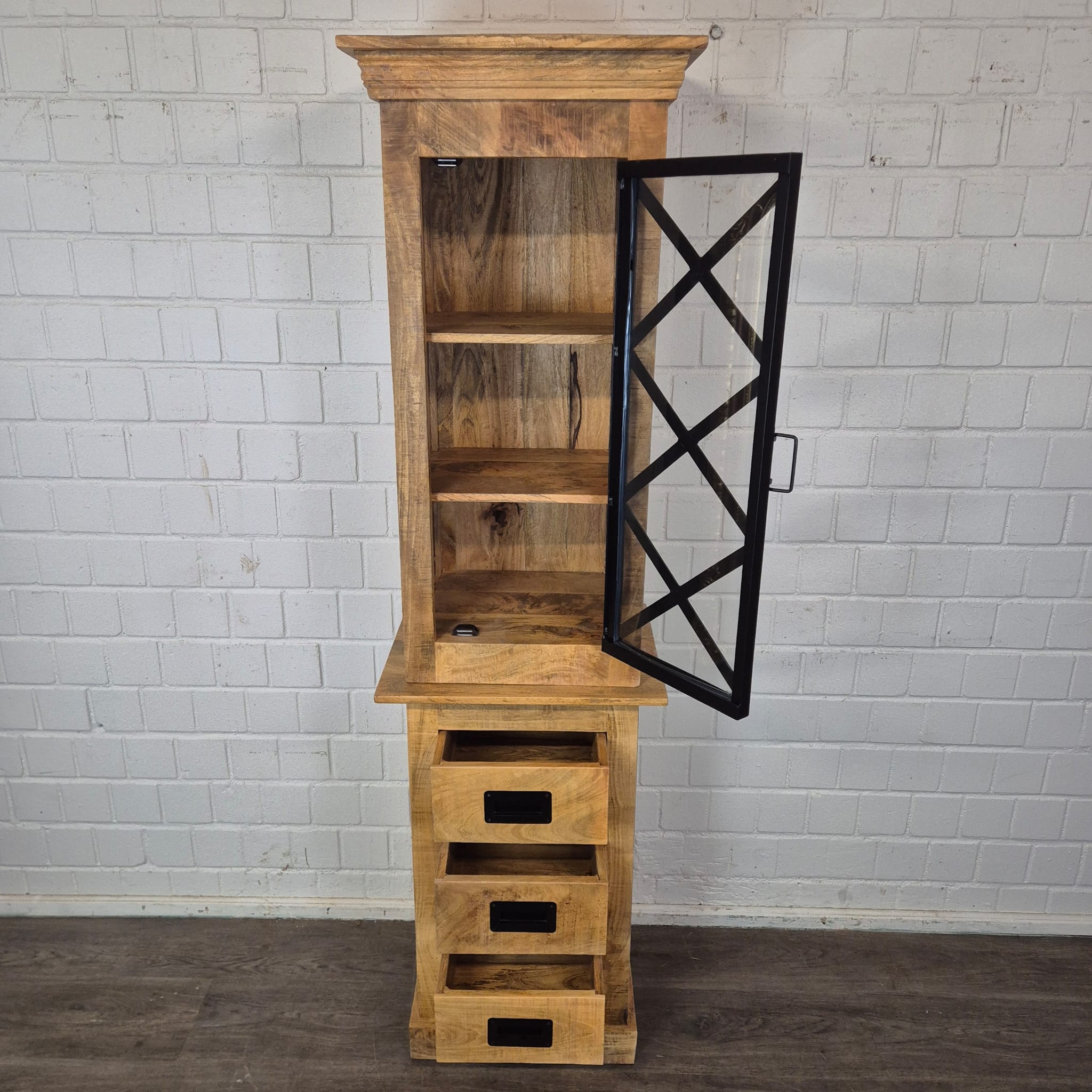 Display Cabinet Mango Wood 0,55 m - Image 10