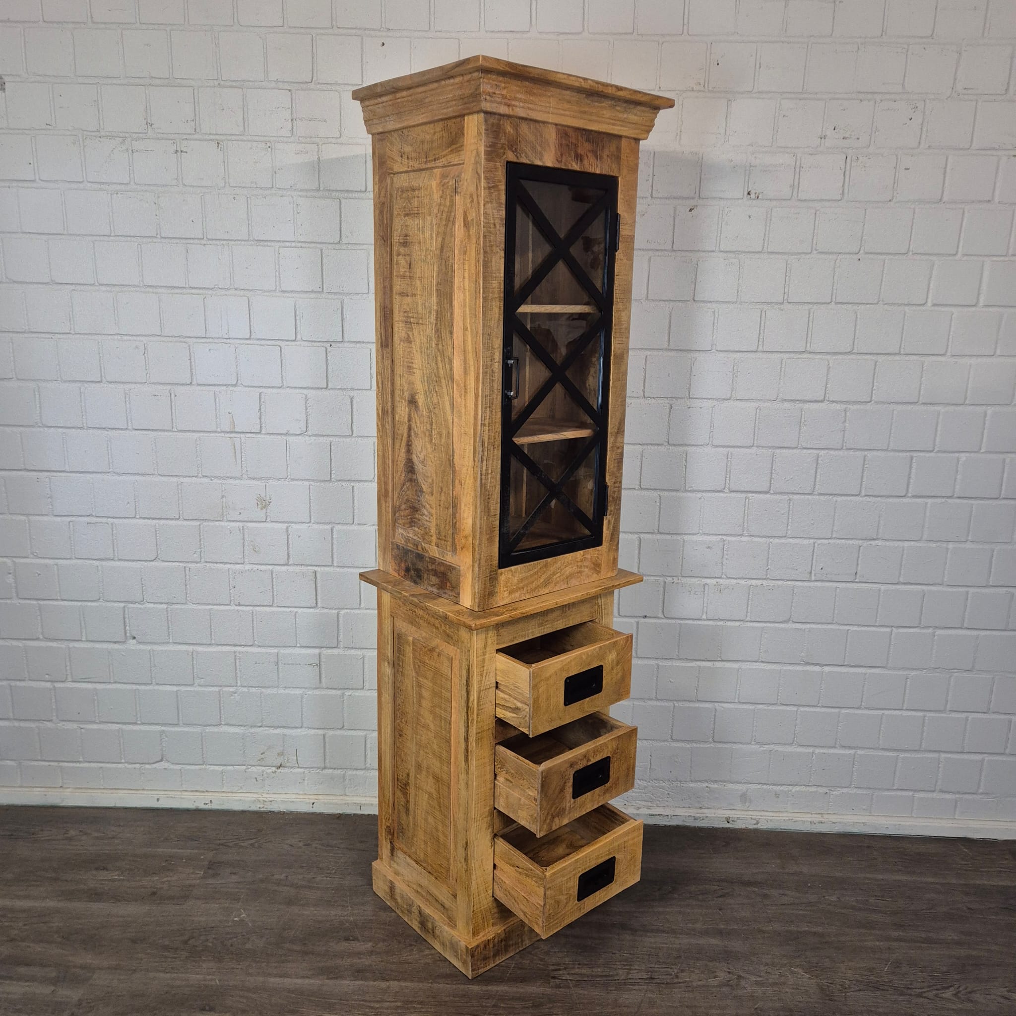 Display Cabinet Mango Wood 0,55 m - Image 12