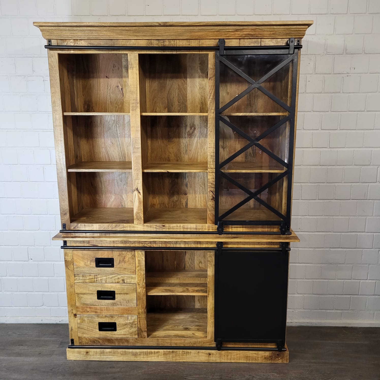 Bookcase Mango Wood 1,60 m - Image 14