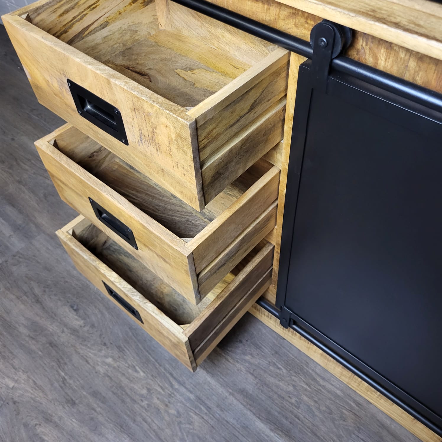 Bookcase Mango Wood 1,60 m - Image 18