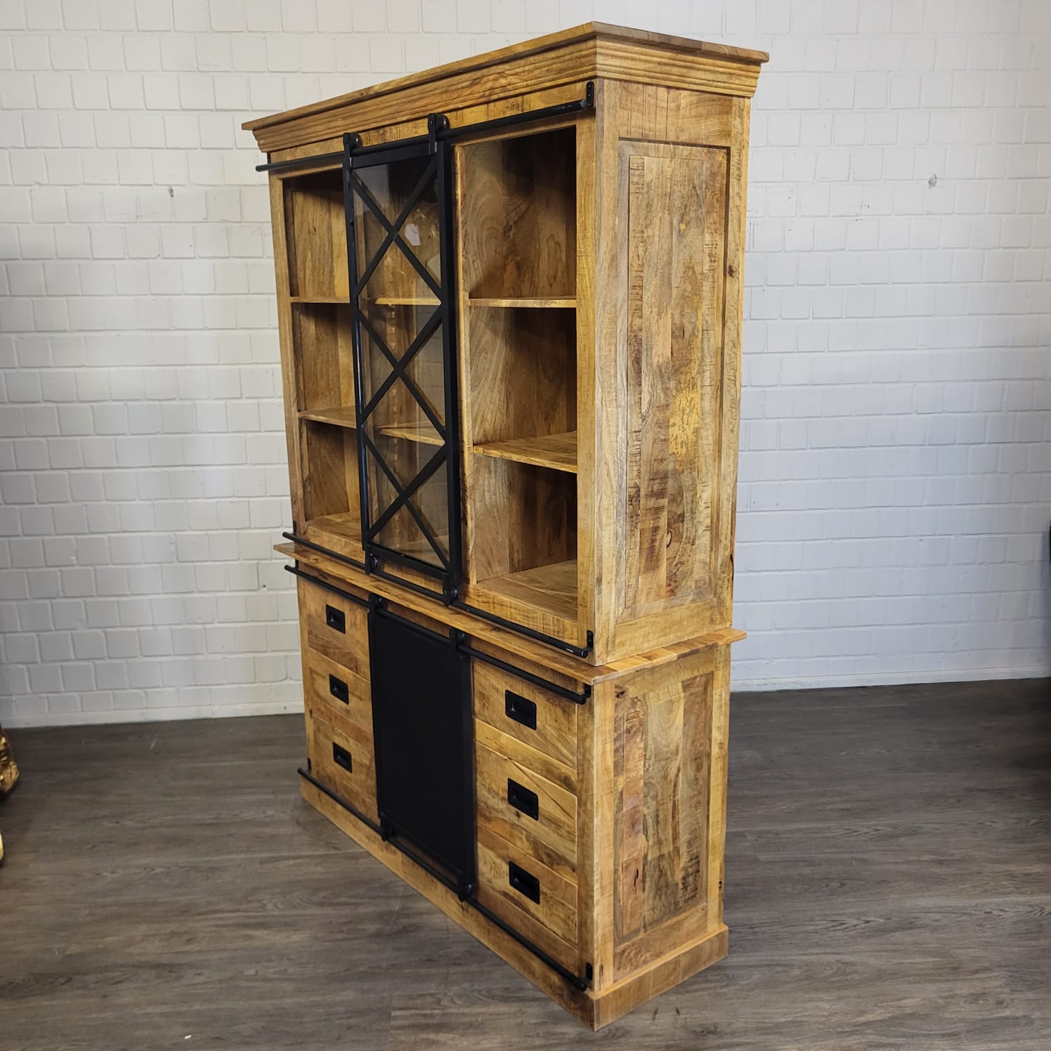 Bookcase Mango Wood 1,60 m - Image 5
